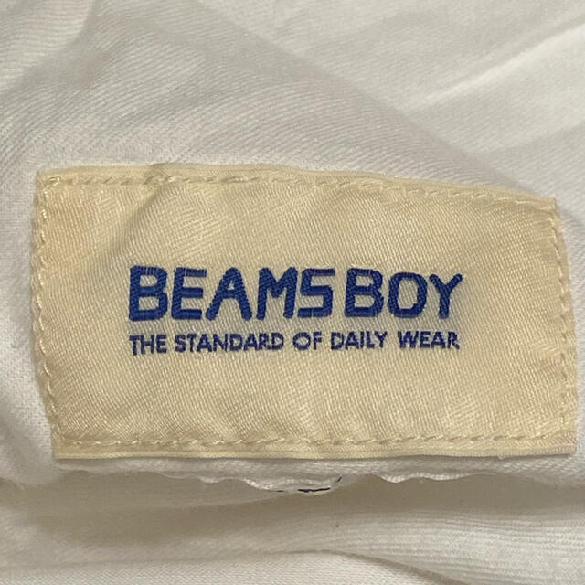 BEAMS BOY(ビームスボーイ)の【美品】ビームスボーイ BEAMS BOY チノ ワイド イージー パンツ 白 レディースのパンツ(カジュアルパンツ)の商品写真