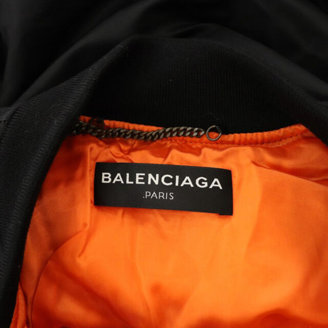 Balenciaga(バレンシアガ)のバレンシアガ クロップドボンバージャケット ブルゾン ジップアップ ナイロン レディースのジャケット/アウター(ブルゾン)の商品写真