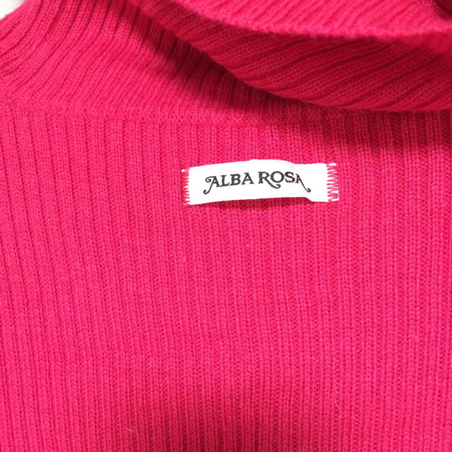 ALBA ROSA(アルバローザ)のアルバローザ アンゴラ入りシンプルタートル レディースのトップス(ニット/セーター)の商品写真