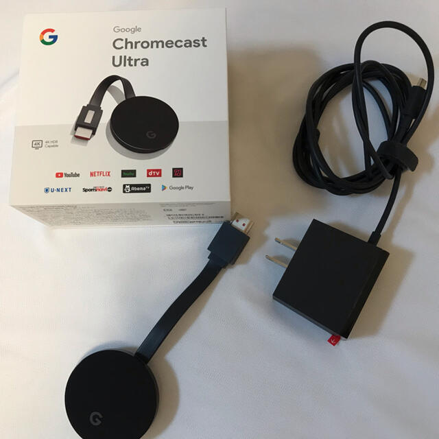 Google - Google Chromecast Ultra 4k クロームキャスト ウルトラの ...