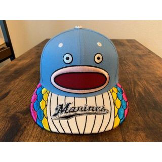 Amazon.co.jp: タグ付き 謎の魚 帽子 被り物 マリーンズ