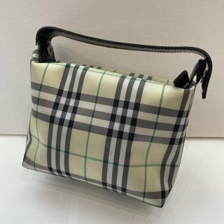 バーバリー(BURBERRY)の良品！！【バーバリー　ノバチェック柄　ポーチ　ハンドバッグ】(ポーチ)