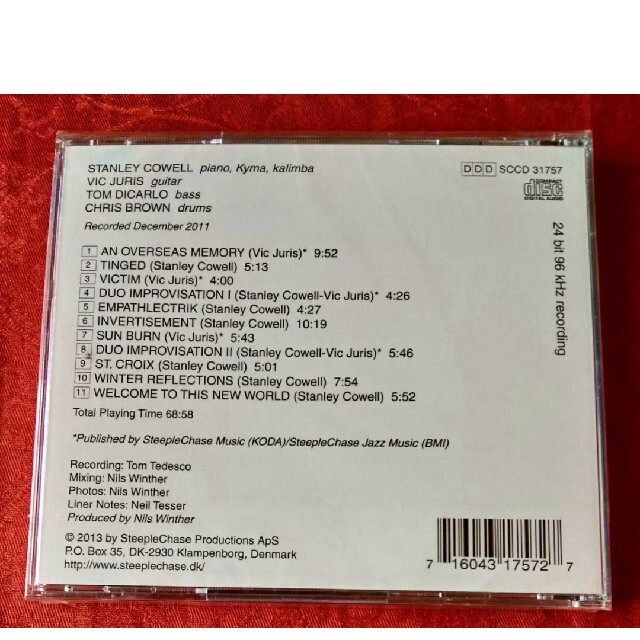Stanley Cowell & Empathlectrik Quartet  エンタメ/ホビーのCD(ジャズ)の商品写真