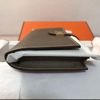 エルメス(Hermes)の新品未使用品　エルメス 長財布　べアンスフレ　ゴールド　エトゥープ(長財布)