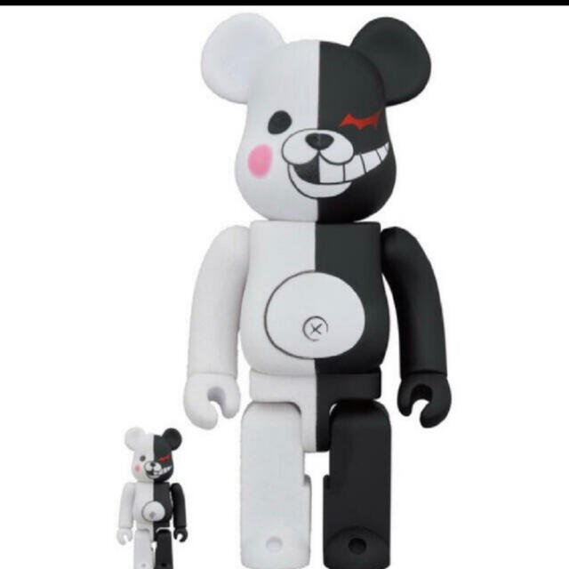 BE@RBRICK モノクマ ラバーコート＆フロッキー Ver. 400%エンタメ/ホビー