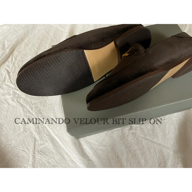 DEUXIEME CLASSE(ドゥーズィエムクラス)のCAMINANDO VELOUR BIT SLIP ON レディースの靴/シューズ(スリッポン/モカシン)の商品写真