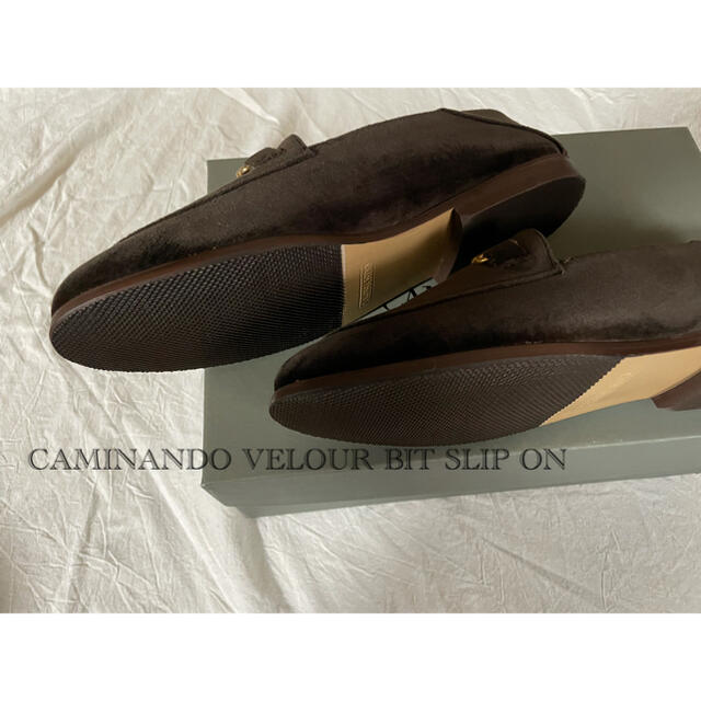 DEUXIEME CLASSE(ドゥーズィエムクラス)のCAMINANDO VELOUR BIT SLIP ON レディースの靴/シューズ(スリッポン/モカシン)の商品写真