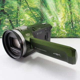 パナソニック(Panasonic)のパナソニック 4K ビデオカメラ VX2M 64GB 光学24倍ズーム(ビデオカメラ)