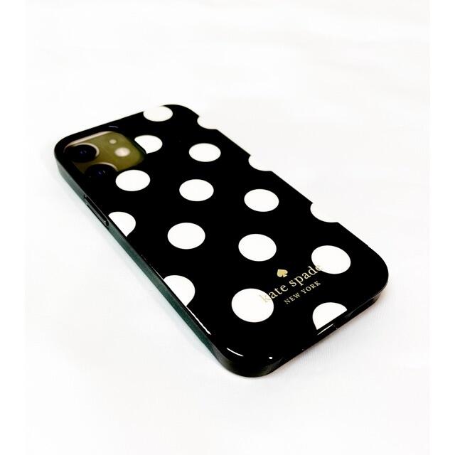 kate spade new york(ケイトスペードニューヨーク)のケートスペードkate spade水玉アイフォンカバーiPhone12/12pr スマホ/家電/カメラのスマホアクセサリー(iPhoneケース)の商品写真