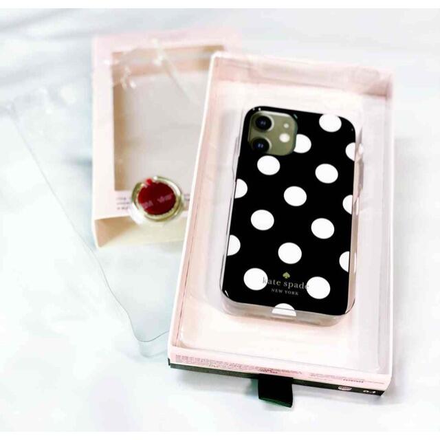 kate spade new york(ケイトスペードニューヨーク)のケートスペードkate spade水玉アイフォンカバーiPhone12/12pr スマホ/家電/カメラのスマホアクセサリー(iPhoneケース)の商品写真