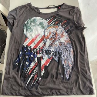 エイチアンドエム(H&M)のバックオープン Tシャツ(Tシャツ(半袖/袖なし))