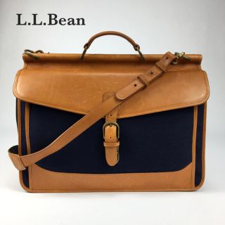 US限定 希少 L.L.BEAN レザー ショルダーバッグ メッセンジャー