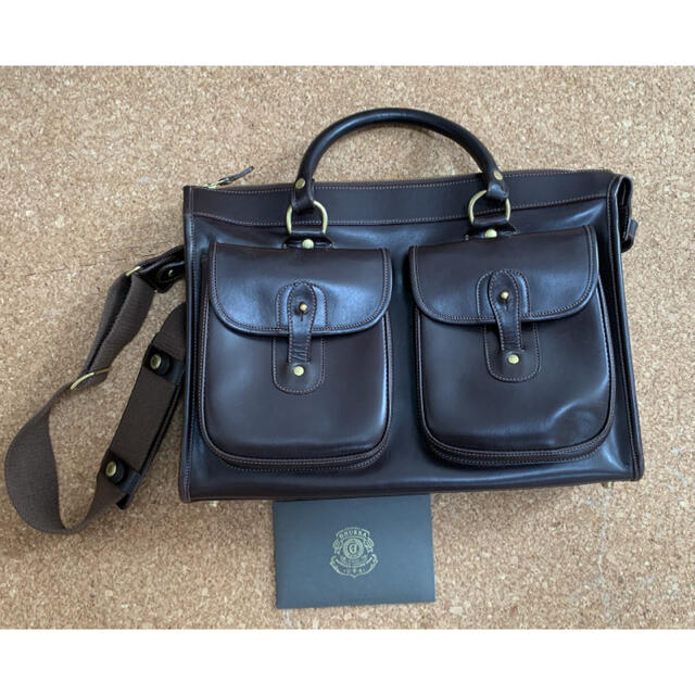 グルカ NO.5 EXAMINER オールレザー 2WAY ブリーフケース 美品 メンズのバッグ(ビジネスバッグ)の商品写真