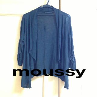 マウジー(moussy)のmoussy 黒のカーデ☆(カーディガン)