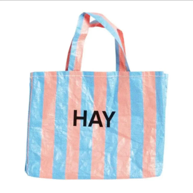 Francfranc(フランフラン)の♡HAY キャンディ ストライプ ショッパー エコバッグ ヘイ 新品未使用 レディースのバッグ(エコバッグ)の商品写真