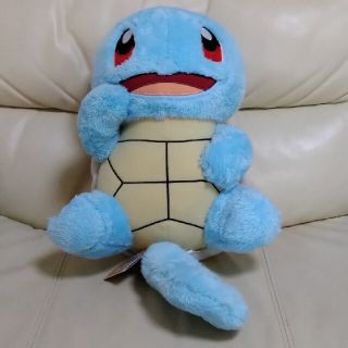 ポケモン(ポケモン)のポケットモンスターほっこりいやされめちゃでかゼニガメぬいぐるみ(ぬいぐるみ)