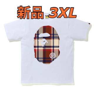 アベイシングエイプ(A BATHING APE)のA BATHING APE アベイシングエイプ BAPEベイプTシャツ希少3XL(Tシャツ/カットソー(半袖/袖なし))