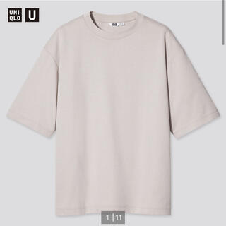 ユニクロ(UNIQLO)のエアリズムコットンオーバーTシャツ(5分袖)(Tシャツ/カットソー(半袖/袖なし))