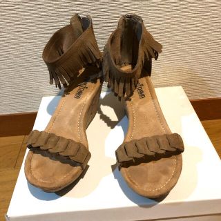 ミネトンカ(Minnetonka)の値下げ！美品  ミネトンカ  ウェッジサンダル(サンダル)