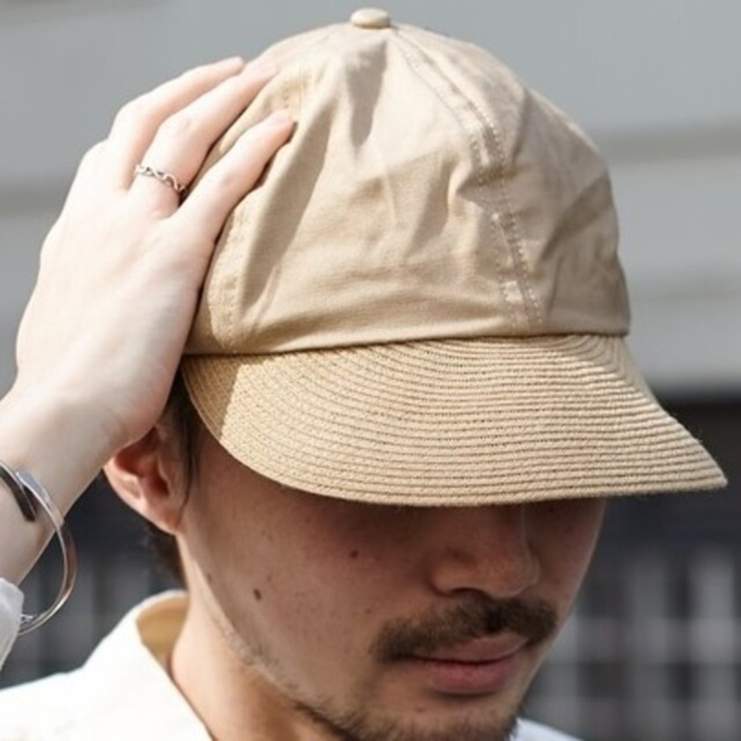 BEAMS(ビームス)のSUBLIME　SHADE HAT　サブライム　シェードキャップ異素材ミックス メンズの帽子(キャップ)の商品写真