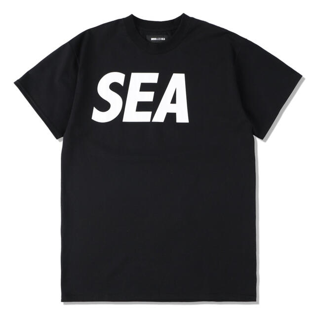 windandseaSEA S/S T-SHIRT BLACK-WHITE M size