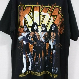 ✨最終価格✨ KISS Tシャツ Y2Kの通販 by みゅう｜ラクマ
