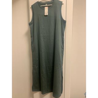 ユニクロ(UNIQLO)のUNIQLO ワンピース L(ひざ丈ワンピース)