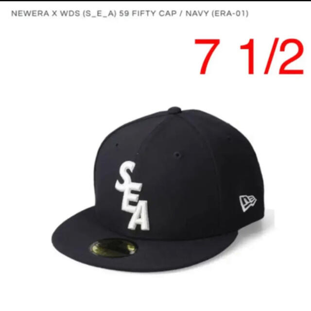 新品未使用7 1/2 WIND AND SEA NEWERA