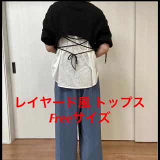 ページボーイ(PAGEBOY)のレイヤード風トップス カットソー(カットソー(長袖/七分))