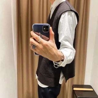 camiel fortgens 19aw wool vest