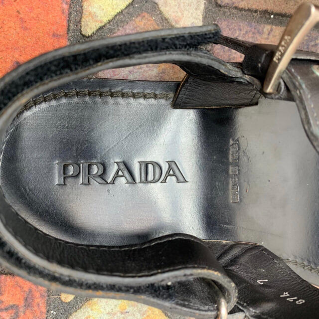 PRADA プラダ　サンダル　レザー　7 本革 3