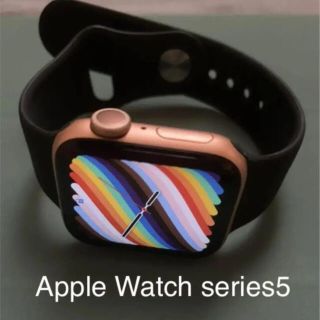 アップルウォッチ(Apple Watch)のAPPLE WATCH series 5 40mm ゴールド GPSモデル(腕時計(デジタル))