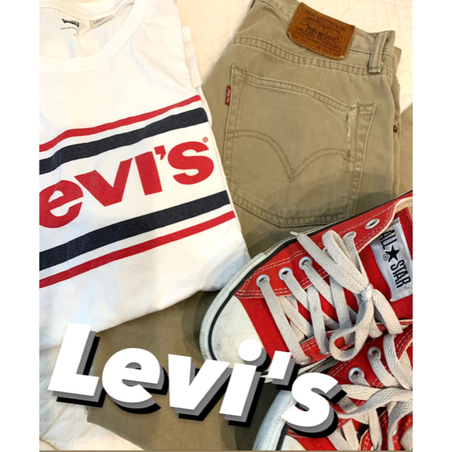 Levi's 702 ベージュ　デニム　30×32 メンズのパンツ(デニム/ジーンズ)の商品写真