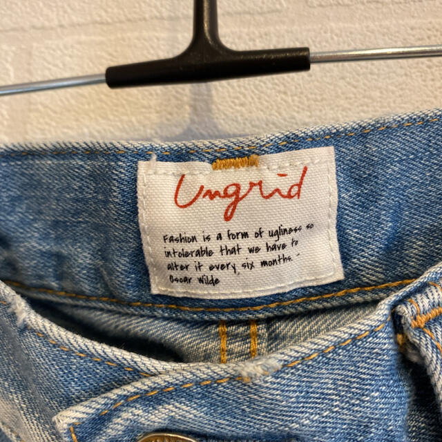 Ungrid(アングリッド)の☆《コーデ売り》ungrid アングリッド デニム ミッキー タンクトップ レディースのパンツ(デニム/ジーンズ)の商品写真