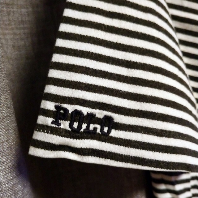 Ralph Lauren(ラルフローレン)のビンテージポロスポーツUSA製ボーダーTシャツラルフローレンRRLキャップ  メンズのトップス(Tシャツ/カットソー(半袖/袖なし))の商品写真