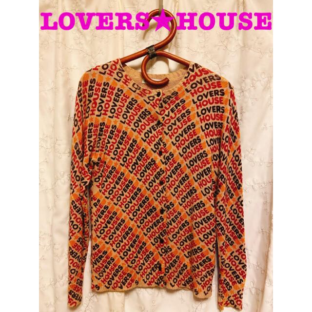 レア✨LOVERS HOUSE ラヴァーズハウス カーディガン 総柄カットソー