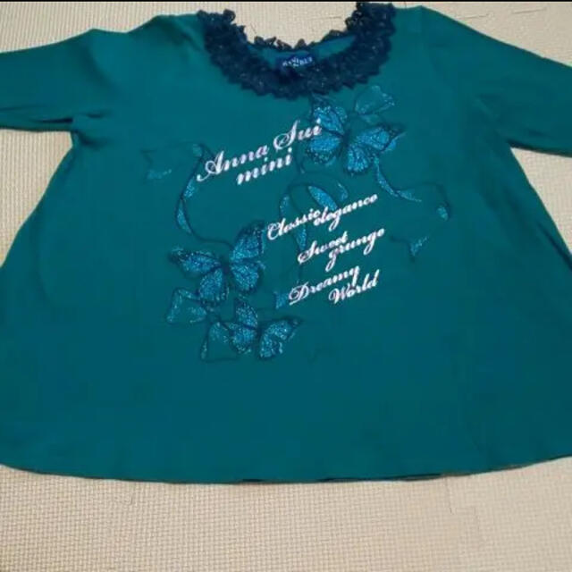 ANNA SUI mini(アナスイミニ)のアナスイミニ　120 上下セット キッズ/ベビー/マタニティのキッズ服女の子用(90cm~)(Tシャツ/カットソー)の商品写真