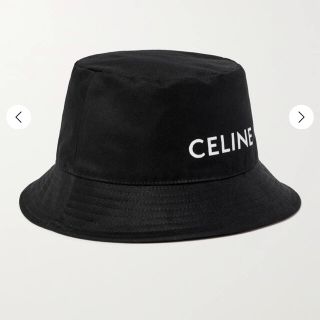 【新品未使用】CELINE バケットハット ブラック　L(ハット)