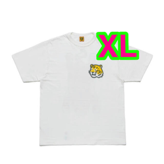 ヒューマンメイドhumanmade kaws T-SHIRT tiger #4 white XL - Tシャツ