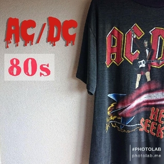 AC/DC 88 ワールドツアー バンド Tシャツ (Tシャツ/カットソー(半袖/袖なし))