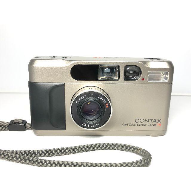 美品！CONTAX T2 チタンシルバー　コンタックス コンパクトフィルムカメラ