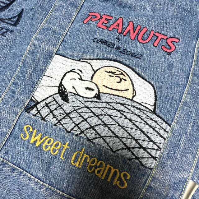 PEANUTS(ピーナッツ)の美品★ ルートート デニム トートバッグ スヌーピー PEANUTS ピーナッツ レディースのバッグ(トートバッグ)の商品写真