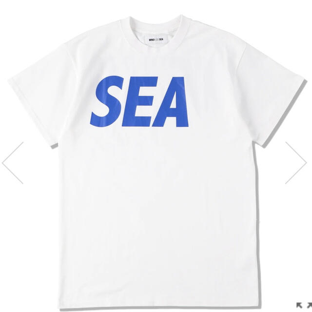 SEA S/S T-SHIRT / WHITE-BLUE