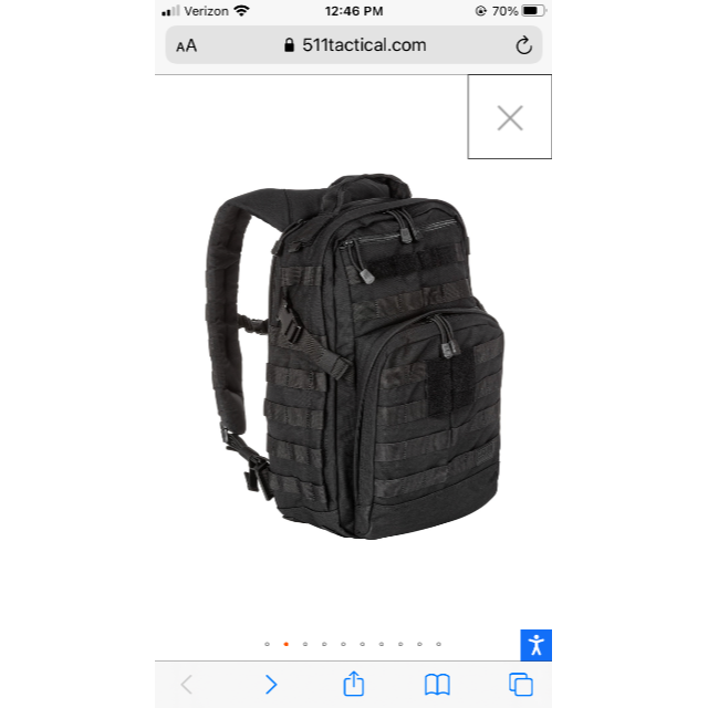 累計販売2万枚突破 5 11 タクティカル バックパック ラッシュ12 24l 人気の黒色 豪華 Concejodebarranquilla Gov Co