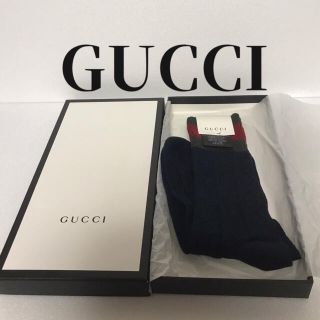 グッチ(Gucci)の[新品　未使用] GUCCI グッチ　ソックス　シェリーライン　M(ソックス)