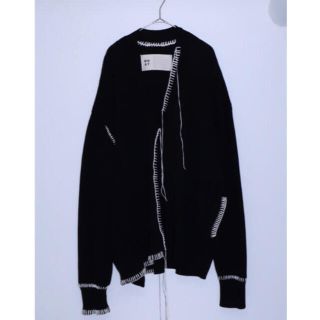 サンシー(SUNSEA)の"OUAT" -004- BLACK OFFICE CARDIGAN(カーディガン)