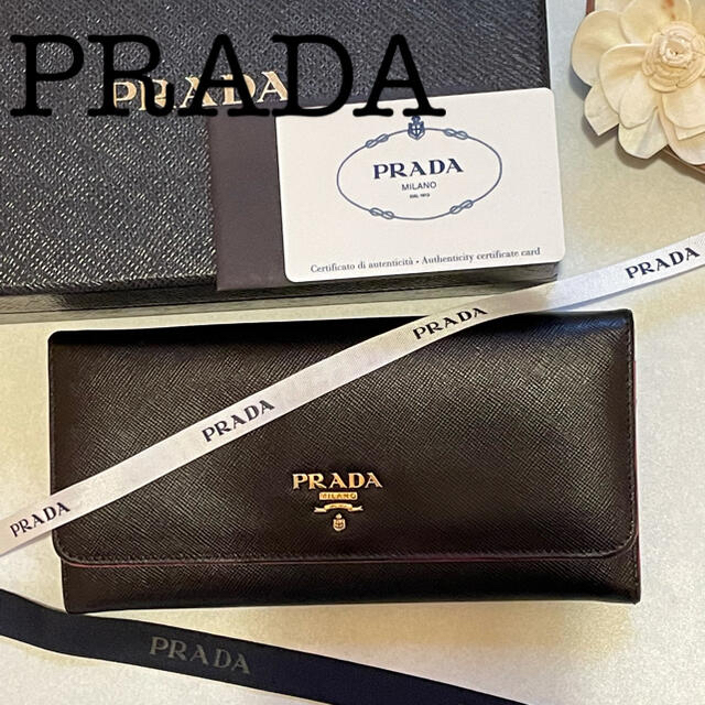 PRADA(プラダ)のプラダ PRADA サフィアーノ 長財布 レディースのファッション小物(財布)の商品写真