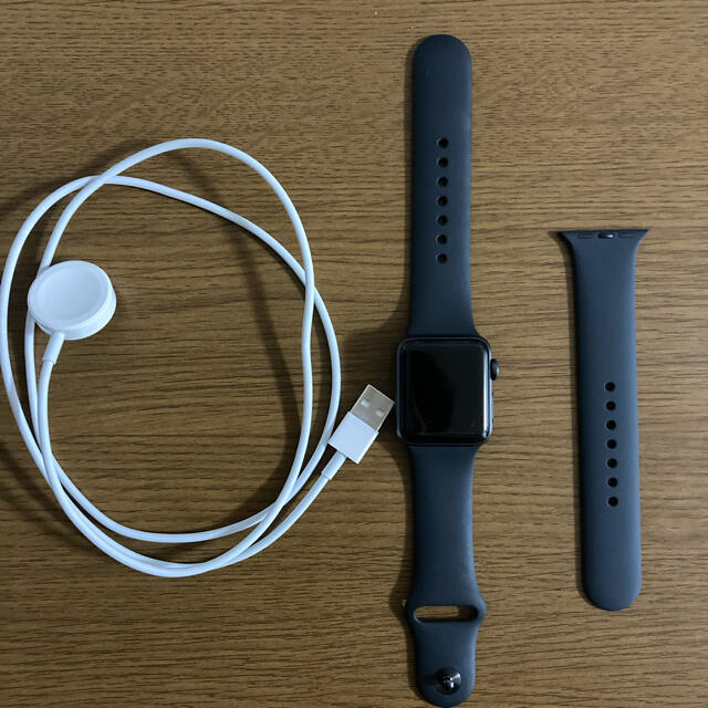 Apple Watch series 3 38mm スペースグレイアルミニウム