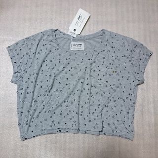 ジュエティ(jouetie)のjouetie basic 星柄Tシャツ クロップド丈 GRAY ジュエティ(Tシャツ(半袖/袖なし))