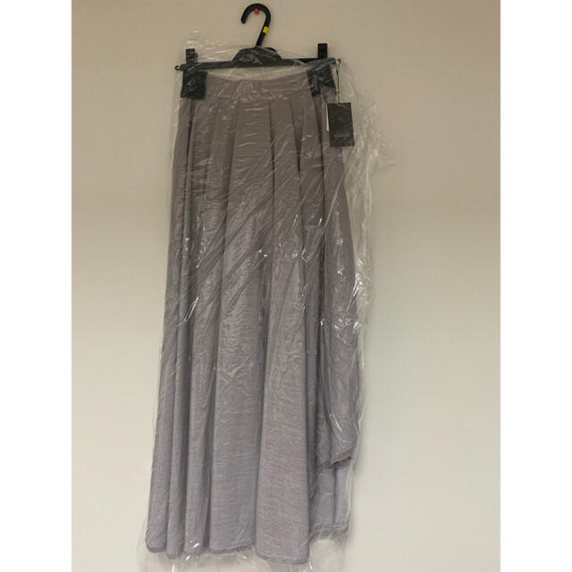 Noble(ノーブル)のアニュアンス anuans アシメヘムフリンジスカート（PURPLE）  レディースのスカート(ロングスカート)の商品写真
